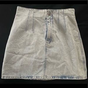 Zara Denim mini skirt